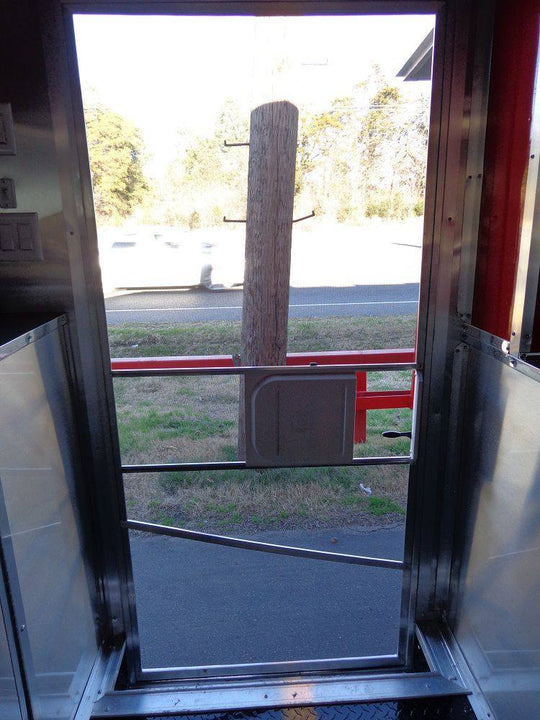 Concession Trailer 8.5' x 28' BBQ Smoker Food Event Catering (Red) - SLE Equipment - 26