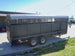 20ft Gooseneck Livestock Trailer Rubber Floor and Canvas Top (2) 7K Axles