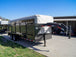 20ft Gooseneck Livestock Trailer Rubber Floor and Canvas Top (2) 7K Axles