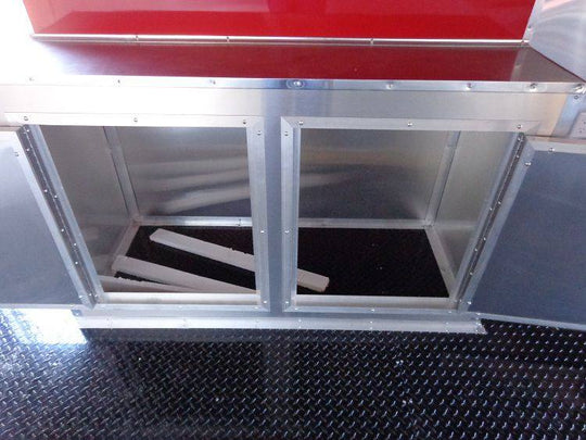 Concession Trailer 8.5' x 28' BBQ Smoker Food Event Catering (Red) - SLE Equipment - 19
