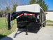 24ft Gooseneck Livestock Trailer Cleated Floor Canvas Top (2) 7K Axles