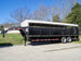 24ft Gooseneck Livestock Trailer Cleated Floor Canvas Top (2) 7K Axles