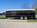 24ft Gooseneck Livestock Trailer Cleated Floor Canvas Top (2) 7K Axles