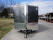 7x12 Enclosed Charcoal Trailer with Silver ATP 3500lb Axle