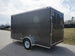 7x12 Enclosed Charcoal Trailer with Silver ATP 3500lb Axle