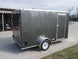 7x12 Enclosed Charcoal Trailer with Silver ATP 3500lb Axle Storage - SLE Equipment - 4