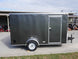 7x12 Enclosed Charcoal Trailer with Silver ATP 3500lb Axle Storage - SLE Equipment - 5
