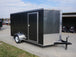 7x12 Enclosed Charcoal Trailer with Silver ATP 3500lb Axle