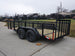 6.4' x 14'-2ft Mesh Side Utility Trailer Dovetail Tandem