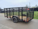 6.4x12 Dovetail Utility Trailer with 4ft Mesh Sides 3,500lb Axle - SLE Equipment - 4