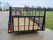6.4x12 Dovetail Utility Trailer with 4ft Mesh Sides (2) 3,500lb Axles - SLE Equipment - 5