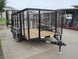 6.4x12 Dovetail Utility Trailer with 4ft Mesh Sides (2) 3,500lb Axles - SLE Equipment - 9