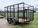 6.4x12 Straight Deck Utility Trailer with 6ft Mesh Sides (2) 3,500lbs - SLE Equipment - 3