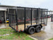 6.4x12 Straight Deck Utility Trailer with 6ft Mesh Sides (2) 3,500lbs - SLE Equipment - 5