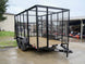 6.4x12 Straight Deck Utility Trailer with 6ft Mesh Sides (2) 3,500lbs - SLE Equipment - 7