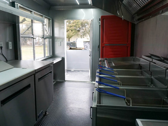 Concession Trailer 8.5'x24' Custom with 6' Porch Area and Appliances