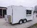 8.5' x 16' White Concession Food Trailer