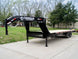 8.5x25 IBeam Gooseneck Straight Deckover Trailer (2) 7K Axles Slide Ramps 14K GVWR - SLE Equipment - 1