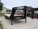 8.5x25 IBeam Gooseneck Straight Deckover Trailer (2) 7K Axles Slide Ramps 14K GVWR - SLE Equipment - 8