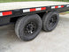 8.5x25 IBeam Gooseneck Straight Deckover Trailer (2) 7K Axles Slide Ramps 14K GVWR - SLE Equipment - 12