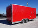 Enclosed Trailer 8.5' X 20' Custom Red Event Storage - SLE Equipment - 6