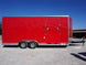 Enclosed Trailer 8.5' X 20' Custom Red Event Storage - SLE Equipment - 2