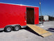 Enclosed Trailer 8.5' X 20' Custom Red Event Storage - SLE Equipment - 17
