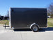 Enclosed Trailer 6' X 12' Charcoal - V - Nose 3,500 lb. Axle Storage - SLE Equipment - 3