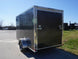Enclosed Trailer 6' X 12' Charcoal - V - Nose 3,500 lb. Axle Storage - SLE Equipment - 7