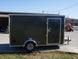 Enclosed Trailer 6' X 12' Charcoal - V - Nose 3,500 lb. Axle Storage - SLE Equipment - 5