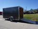 Enclosed Trailer 6' X 12' Charcoal - V - Nose 3,500 lb. Axle Storage - SLE Equipment - 11