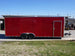 8.5x24 Red Enclosed Trailer (2) 5200lb Axles 7.5 Interior