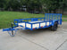 6.4'x12' Painted Dovetail Utility Trailer 3500lb Axle