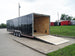 8.5x32 Flat Nose Black Enclosed Trailer (3) 7K Axles