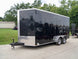 7x16 Black V - Nose Enclosed Storage Trailer (2) 3,500lb Axles - SLE Equipment - 1