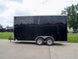 7x16 Black V - Nose Enclosed Storage Trailer (2) 3,500lb Axles - SLE Equipment - 4
