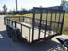 6.4x14-2ft Mesh Side Utility Trailer Dovetail (2) 3500lb Axle