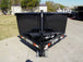 7x14 Gorilla Telescopic IBeam Dump Trailer with 3ft Sides (2) 7K Axles