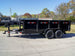 7x14 Gorilla Telescopic IBeam Dump Trailer with 3ft Sides (2) 7K Axles