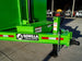 7x16 Gorilla Lime Green Telescopic IBeam Dump Trailer 4ft Sides (2) 7K Axles
