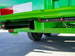 7x16 Gorilla Lime Green Telescopic IBeam Dump Trailer 4ft Sides (2) 7K Axles