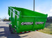 7x16 Gorilla Lime Green Telescopic IBeam Dump Trailer 4ft Sides (2) 7K Axles