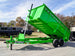 7x16 Gorilla Lime Green Telescopic IBeam Dump Trailer 4ft Sides (2) 7K Axles