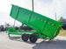 7x16 Gorilla Lime Green Telescopic IBeam Dump Trailer 4ft Sides (2) 7K Axles