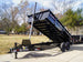 7x16 Gorilla Telescopic IBeam Dump Trailer with 2ft Sides (2) 7K Axles