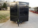 7x14 Black V - Nose Enclosed Trailer Blkout Pkg (2) 3,500lb Axles Elec Pkg - SLE Equipment - 1