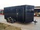 7x14 Black V - Nose Enclosed Trailer Blkout Pkg (2) 3,500lb Axles Elec Pkg - SLE Equipment - 3