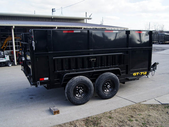 7x12 Hydraulic Dump Trailer with 3ft Sides (2) 6K Axles