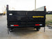 7x14 Gooseneck Hydraulic Dump Trailer with 4ft Side (2) 7K Axles