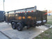 7x16 Gorilla Telescopic IBeam Dump Trailer 4ft Sides (2) 7K Axles